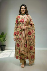 Tusser cotton Desert Dune kurti material