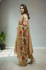 Tusser cotton Desert Dune kurti material