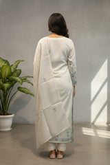 White Kota cotton kurti material