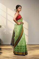 Green Patola Saree