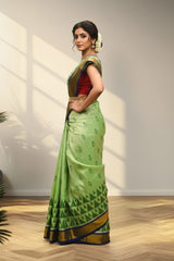 Green Patola Saree