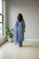 Periwinkle Blue Rayon cotton
