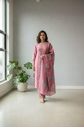 Magenta Rayon cotton