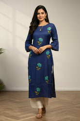 Royal blue kurti
