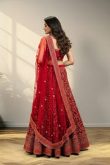 Red Lehanga