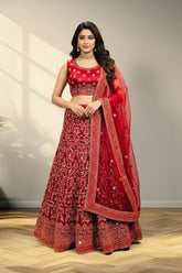 Red Lehanga