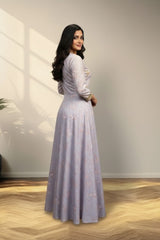 Pastel Lavender Long Gown