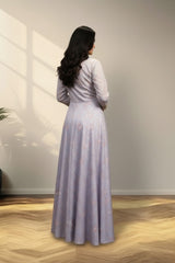 Pastel Lavender Long Gown