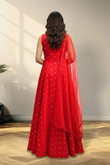 Red Long Gown