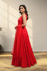 Red Long Gown