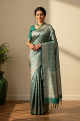 Banarasi Bottle Green