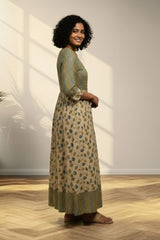Mustard Blend Long Kurti