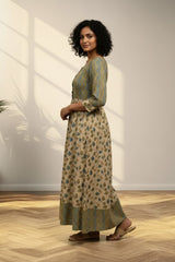 Mustard Blend Long Kurti