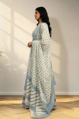 White Long one piece kurti