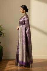 Mejanta Banarasi saree