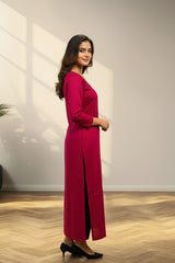 Dark Pink Kurti