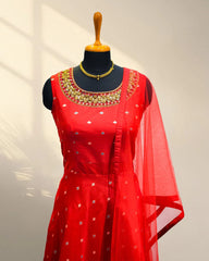 Red Long Gown
