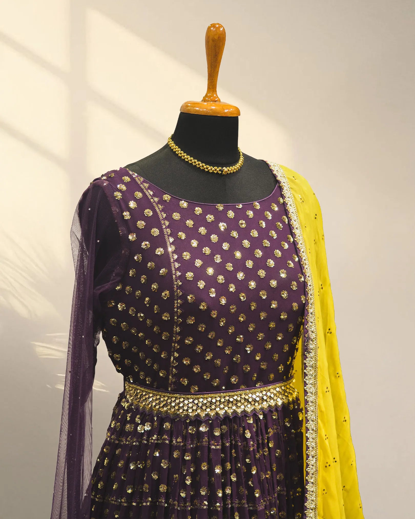Purple Long Gown