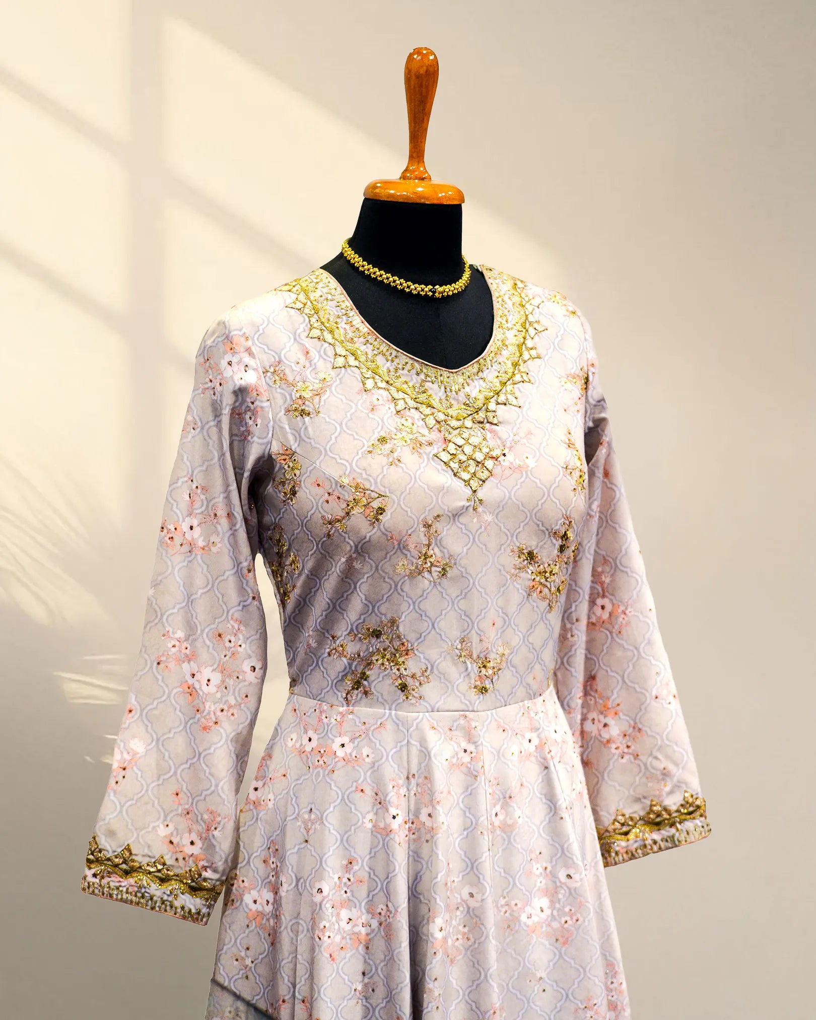 Pastel Lavender Long Gown
