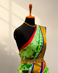 Green Patola Saree
