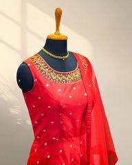 Red Long Gown