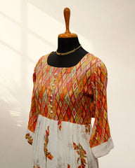 Rust Blend Long Kurti