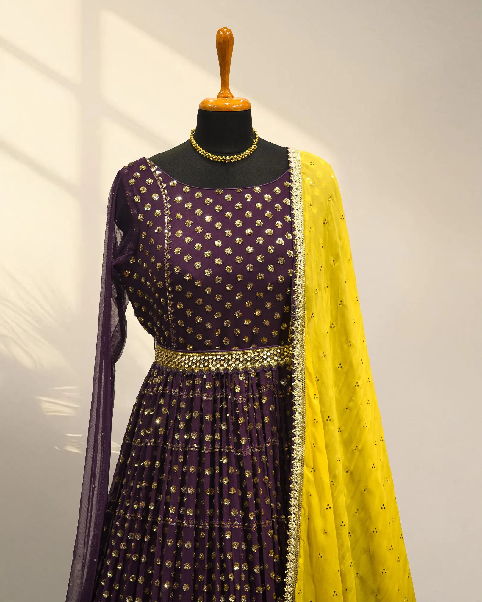 Purple Long Gown