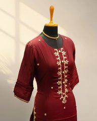 Brown Rusted Kurti