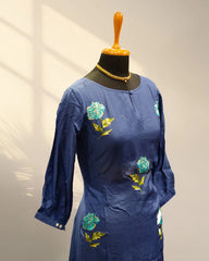 Royal blue kurti