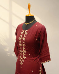 Brown Rusted Kurti