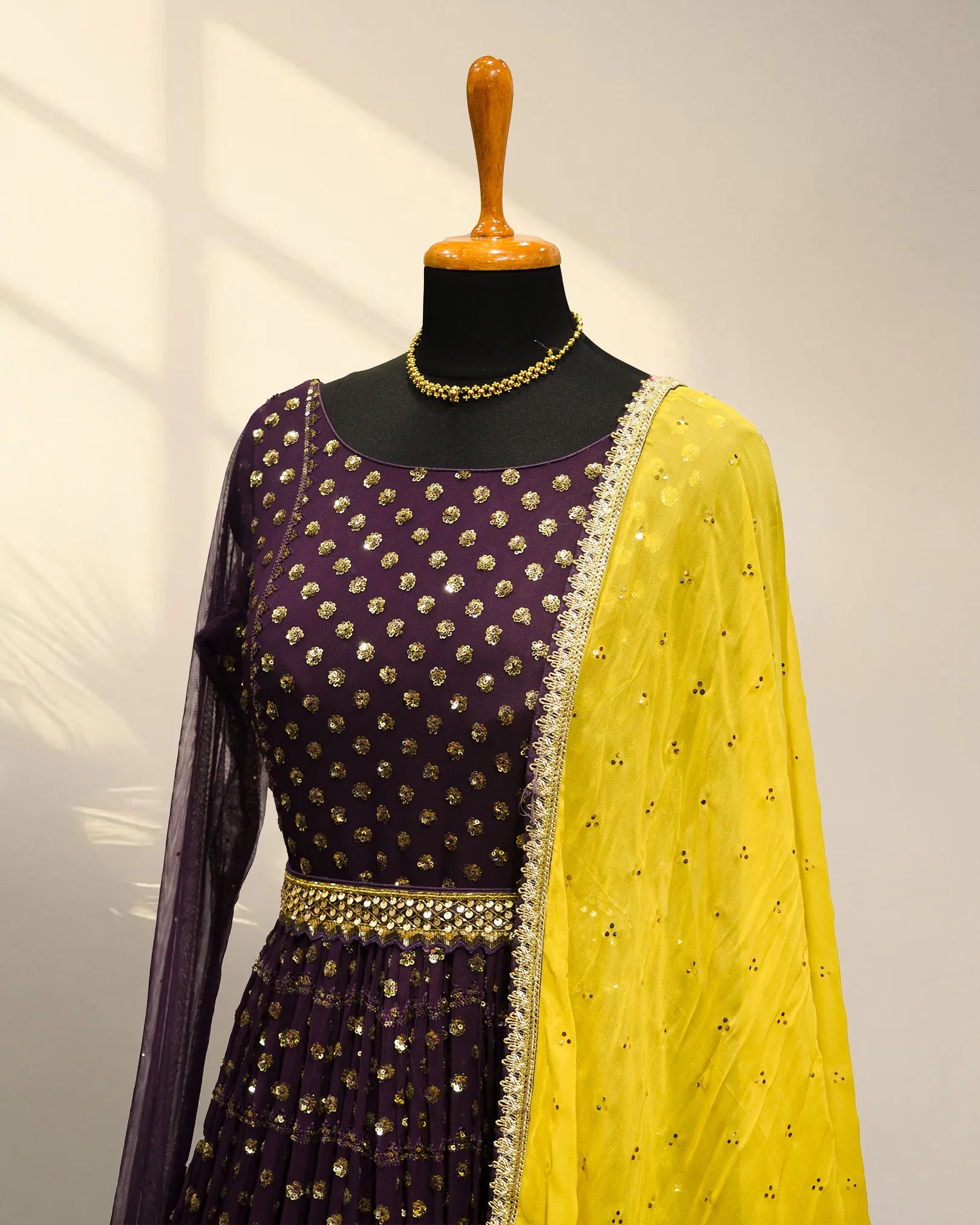 Purple Long Gown
