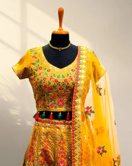 Yellow Lehanga