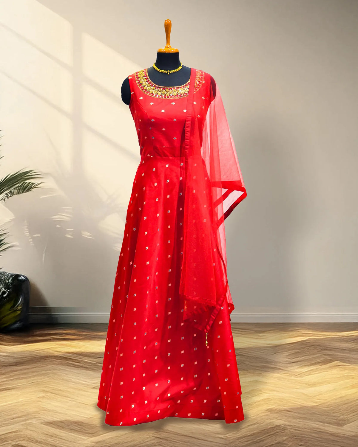 Red Long Gown