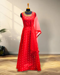 Red Long Gown