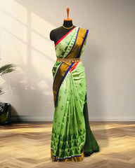 Green Patola Saree