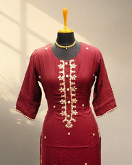 Brown Rusted Kurti