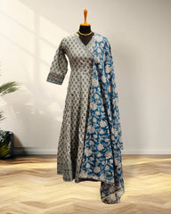 Grey Long Kurti