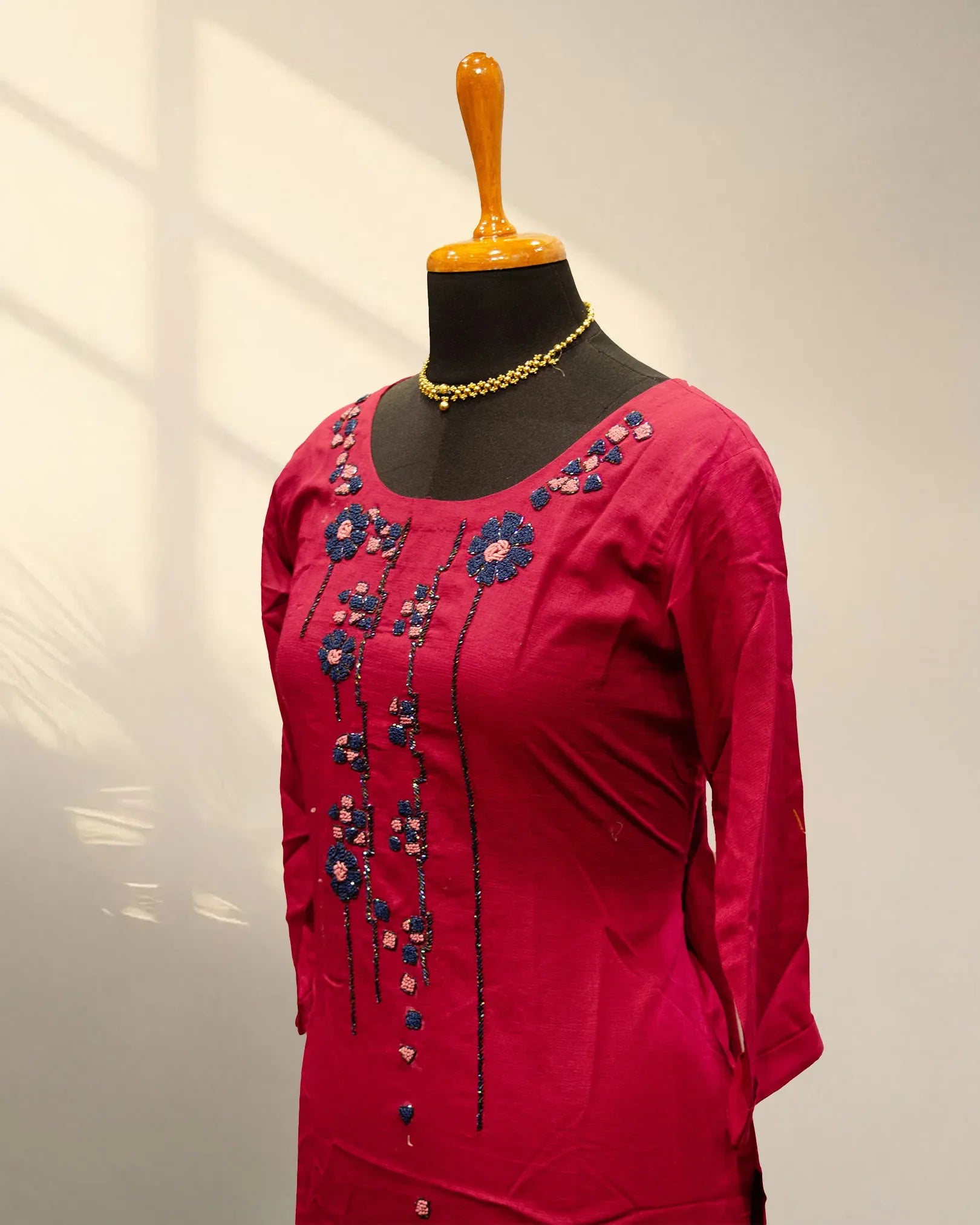 Dark Pink Kurti