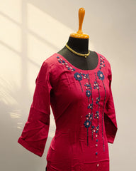 Dark Pink Kurti