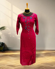 Dark Pink Kurti