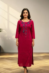 Dark Pink Kurti