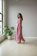 Magenta Rayon cotton