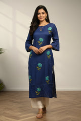 Royal blue kurti