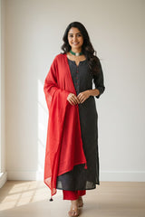 Cotton checks kurti material