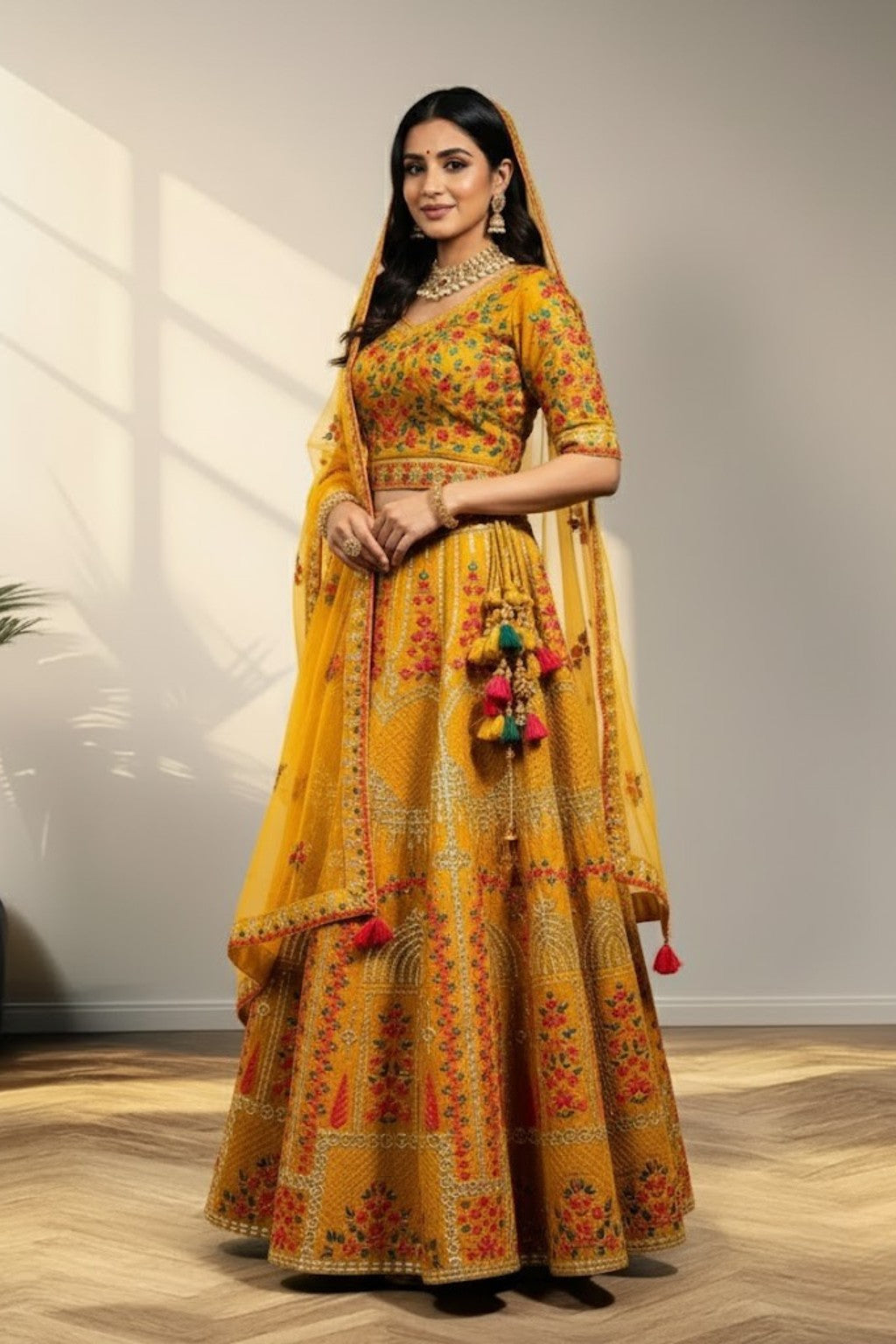 Yellow Lehanga