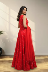 Red Long Gown
