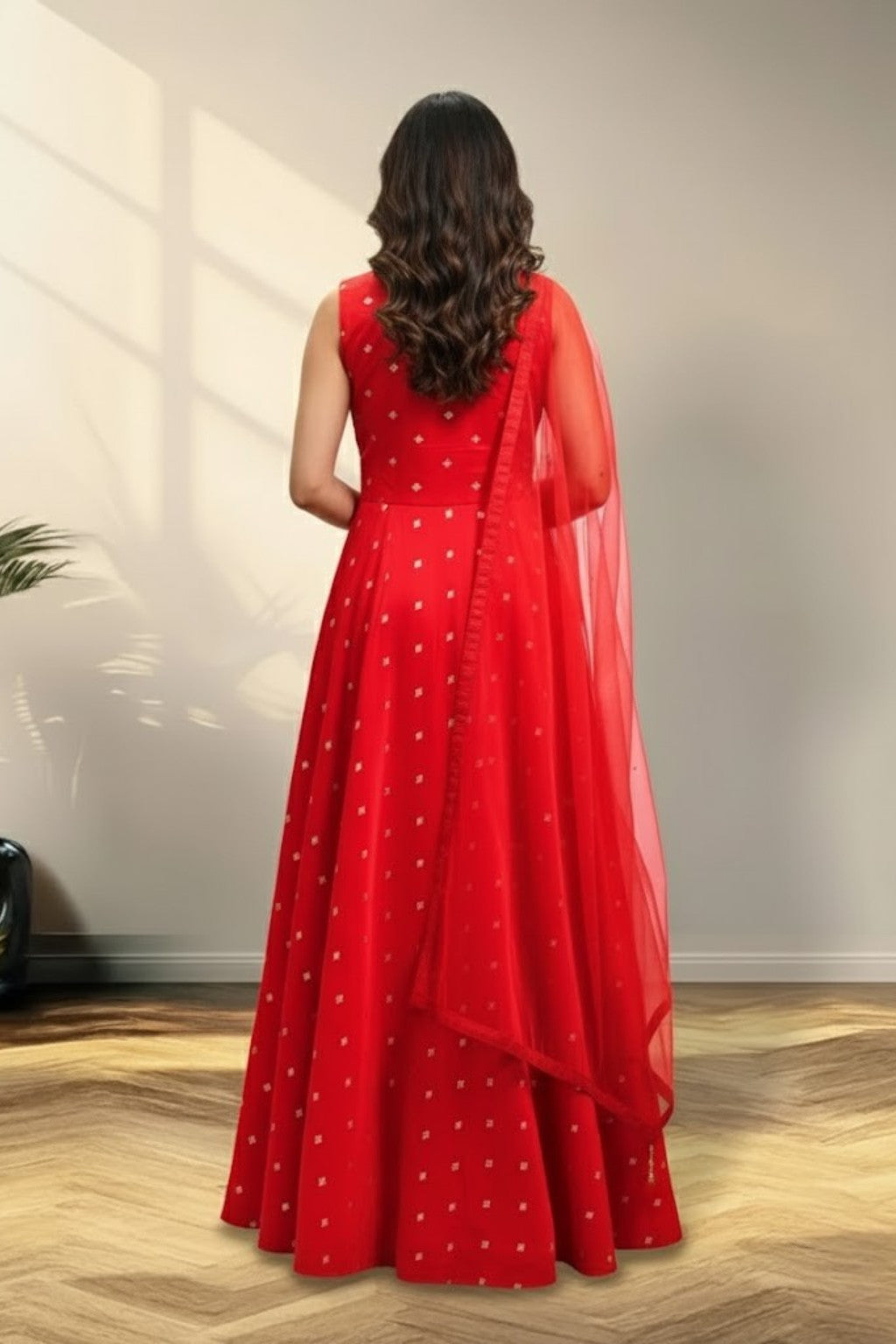 Red Long Gown