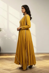 Gold Yellow Long Kurti