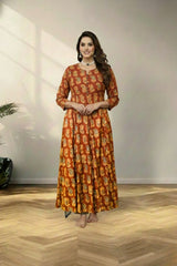 Maroon kurti set cotton