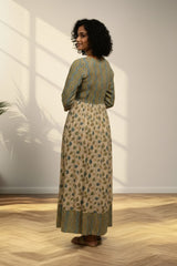 Mustard Blend Long Kurti